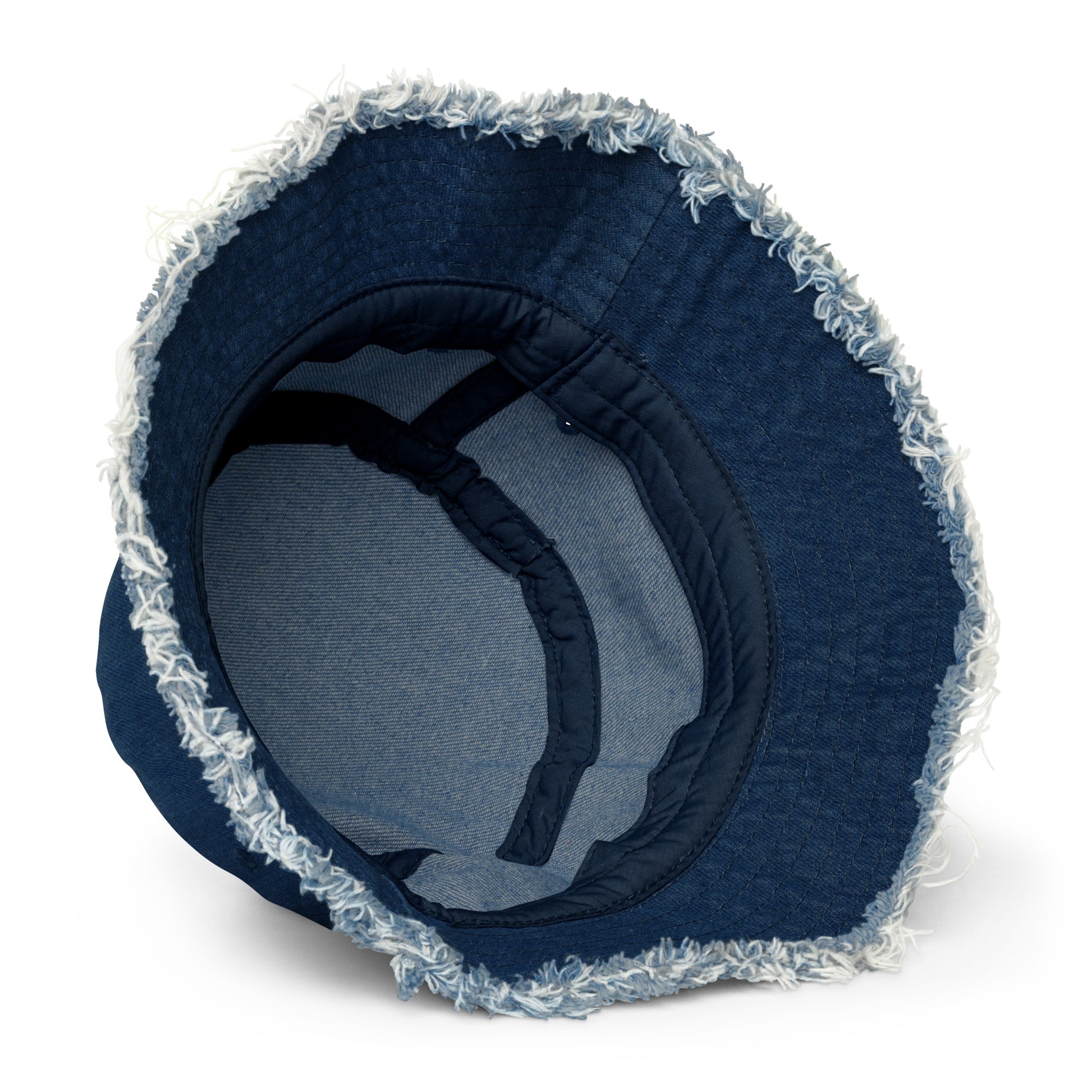 Distressed denim bucket hat - House of S & N