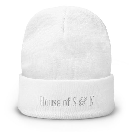 Embroidered Beanie - House of S & N