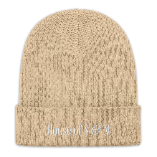 Ribbed knit beanie - House of S & N